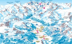 Штубайталь  - горнолыжная карта